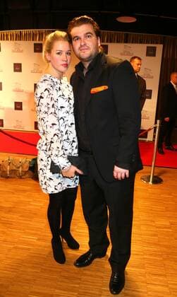 Gregor Nebel und Fellin Wolter bei der Verleihung des > smago! Award 2014 < im BEST WESTERN PREMIER Hotel MOA Berlin in Berlin Copyright: xEventpressxHerrmannx