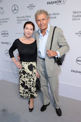 Gudrun Landgrebe und Ehemann Ulrich von Nathusius MINX Show Mercedes Benz Fashion Berlin 2016 mit Mode Fruehjahr Sommer 2017 Spring Summer 2017 im Erika Hess Stadion in Berlin Copyright: xEventpressxFuhrx