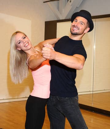 Isabel Edvardsson und Benjamin Piwko Fotocall Let s DanceTraining in - DIE Tanzschule - Hamburg Copyright: xEventpressxxrhx