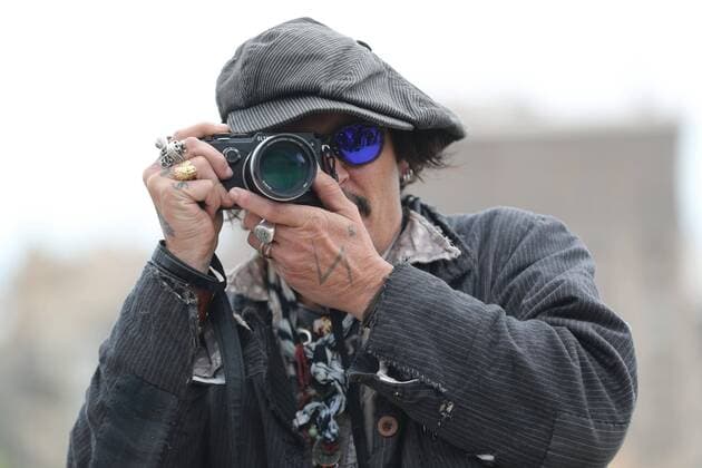 Johnny Depp at photocall for premiere film The Minamata Photographer during Barcelona Film Festival 2021 in Barcelona on Friday, 16 April 2021 Cordon Press