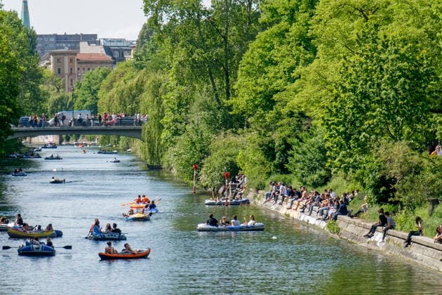 Bilder des Jahres 2021, News 05 Mai News Themen der Woche KW21 Landwehrkanal im Frühling, Berlin, Kreuzberg Landwehrkanal im Frühling, Berlin, Kreuzberg
