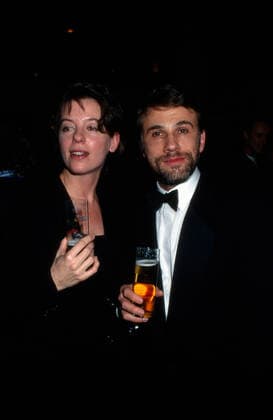 Telestar 1998 in Köln Christoph Waltz und Judith Holste bei der Verleihung des Telestar 1998 in Köln, Deutschland 1998 im Maritim Hotel, Köln Nordrhein-Westfalen Deutschland