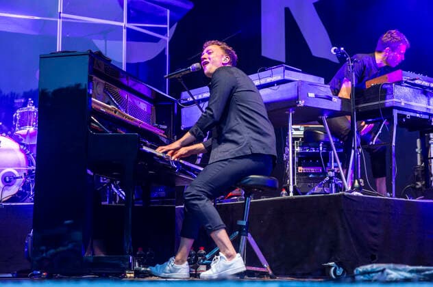 Bilder des Jahres 2021, Entertainment 07 Juli Entertainment Bilder des Tages Joris live beim Picknick Konzert auf der Zoopark Festwiese. Erfurt, 09.07.2021