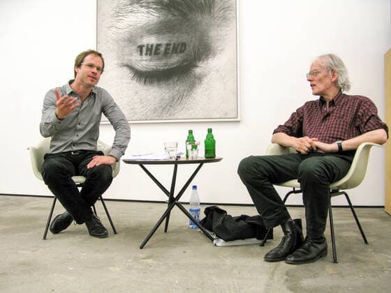 Rene Zechlin im Gespräch mit Timm Ulrichs, Galerie Wentrup, 11.6.2010