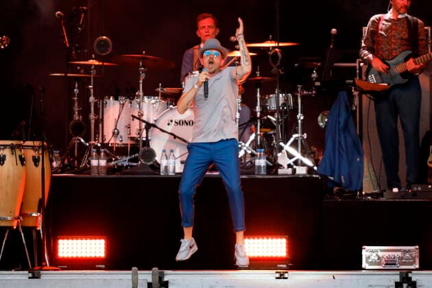 Bilder des Jahres 2021, Entertainment 07 Juli Entertainment Themen der Woche KW30 Jan Delay live beim Strandkorb Open Air im Sparkassenpark Mönchengladbach. Mönchengladbach, 26.07.2021