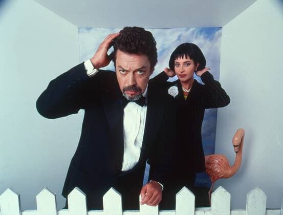 OVER THE TOP, Tim Curry, Annie Potts, 1997. ? Columbia TriStar Television Courtesy: Everett Collection Ref:TSDOVTH EC012 PUBLICATIONXNOTxINxCANxCHNxFRAxITAxJPNxNORxPOLxRUSxESPxUKxUSA Copyright: xx TSDOVTH EC012
