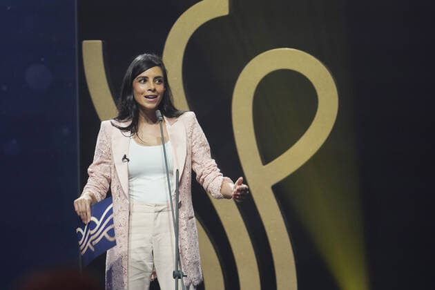 Verleihung DEUTSCHER SCHAUSPIELPREIS 2021 Collien Ulmen-Fernandes bei der Verleihung DEUTSCHER SCHAUSPIELPREIS 2021 im Spindler und Klatt in Berlin Copyright: xEventpressx