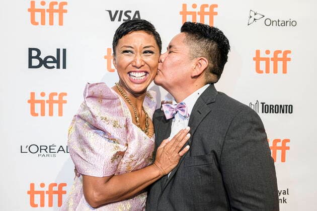 Bilder des Jahres 2021, Entertainment 09 September Entertainment Themen der Woche KW36 September 10, 2021, Toronto, on, Canada: Writer Catherine Hernandez and parter Nazbah Tom are photographed ahead of the premiere of Scarborough, the film adaptation of Hernandez s award-winning novel, at the 2021 Toronto International Film Festival, Friday, Sept. 10, 2021. Toronto Canada - ZUMAc35_ 20210910_zaf_c35_037 Copyright: xChristopherxKatsarovx