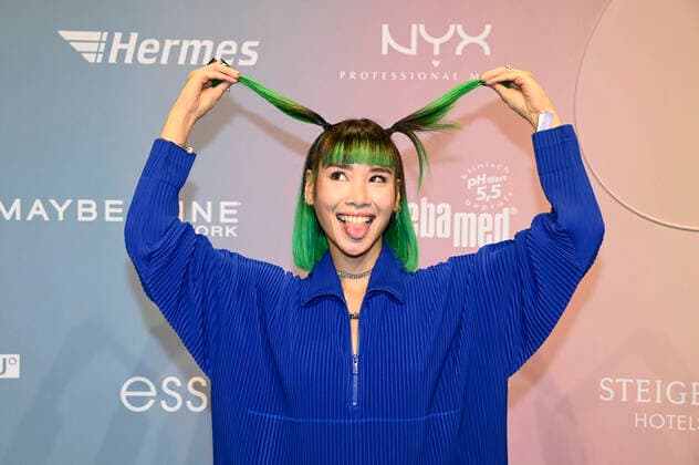 Bilder des Jahres 2021, Entertainment 09 September Entertainment Themen der Woche KW37 Entertainment Bilder des Tages Alina Kossan bei der Shyx Fashion Show auf der About You Fashion Week im Kraftwerk Berlin. Berlin, . Berlin, 13.09.2021