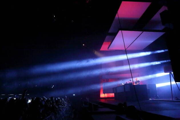 Bilder des Jahres 2021, Entertainment 10 Oktober Entertainment Themen der Woche KW40 Entertainment Bilder des Tages Paul Kalkbrenner bei einem Konzert in der Verti Music Hall in Berlin, 8. Oktober 2021. Paul Kalkbrenner in Berlin