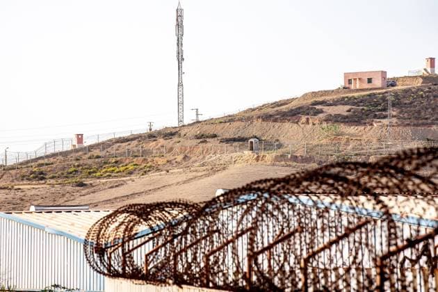 Grenzzaun an den EU - Außengrenzen: Ceuta