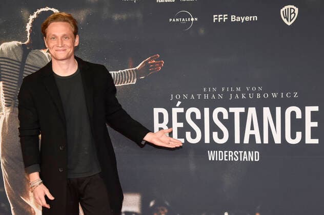 Bilder des Jahres 2021, Entertainment 10 Oktober Matthias Schweighöfer bei der Preview des Kinofilms Resistance - Widerstand im Arri Kino. München, 15.10.2021