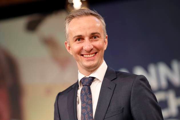 Jan Böhmermann bei der Verleihung des Hanns-Joachim-Friedrichs-Preises 2021 im WDR Funkhaus. Köln, 04.11.2021