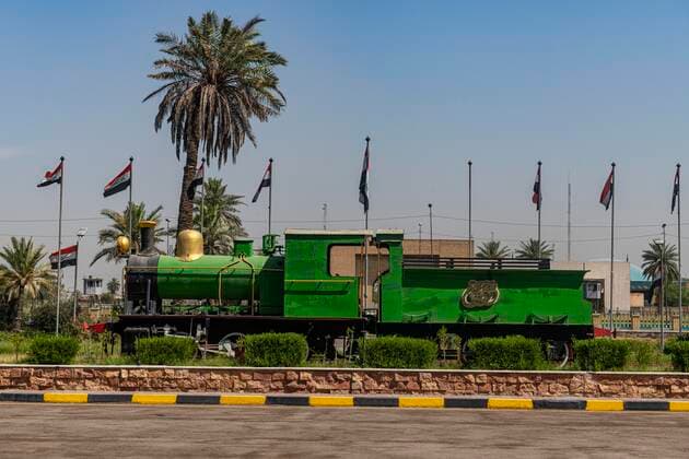 Alter Dampfzug, Hauptbahnhof Bagdad, Bagdad, Irak, Asien Copyright: imageBROKER/MichaelxRunkel iblrun07166880.jpg