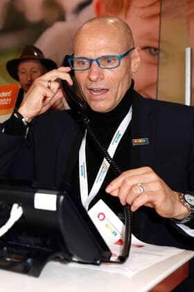 Thorsten Legat beim 26. RTL-Spendenmarathon 2021 im Studio 8 der EMG Studios. Hürth, 19.11.2021