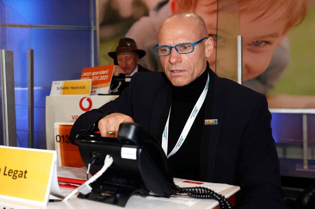 Thorsten Legat beim 26. RTL-Spendenmarathon 2021 im Studio 8 der EMG Studios. Hürth, 19.11.2021