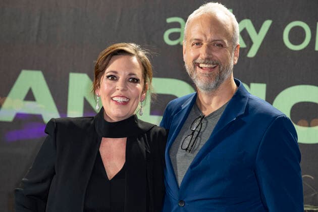 November 30, 2021, London, United Kingdom: Olivia Colman and Chris Fry attend the UK Premiere of Sky Original film Landscapers at Queen Elizabeth Hall. London United Kingdom - ZUMAs197 20211130_zaa_s197_457 Copyright: xGaryxMitchellx