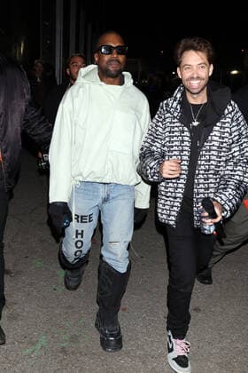 SAN BERNADINO, CA - DECEMBER 12: Kanye West surprise guest performance during Future s set at Rolling Loud California at the L.A. Coliseum in San Bernadino, California on December 12, 2021. Copyright: xWalikxGoshornx