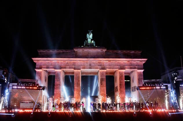 Bilder des Jahres 2021, Entertainment 12 Dezember Entertainment Themen der Woche KW52 Silvestershow Celebrate at the Gate - Willkommen 2022 am Brandenburger Tor. Berlin, 31.12.2021