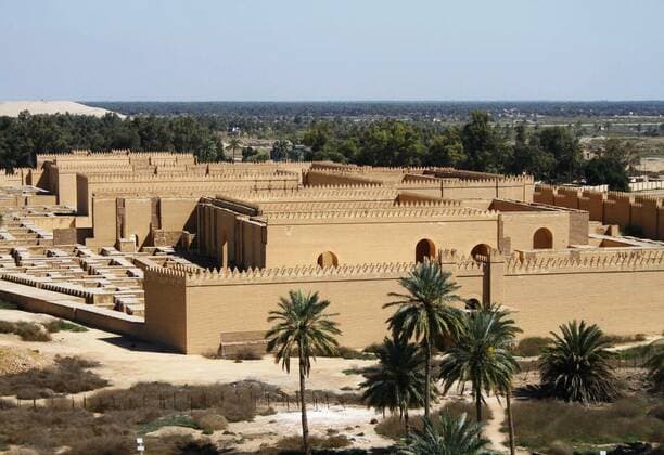 Restored ruins of ancient Babylon, Iraq., 25.09.2021, Copyright: xjuerpa68x Panthermedia23496857
