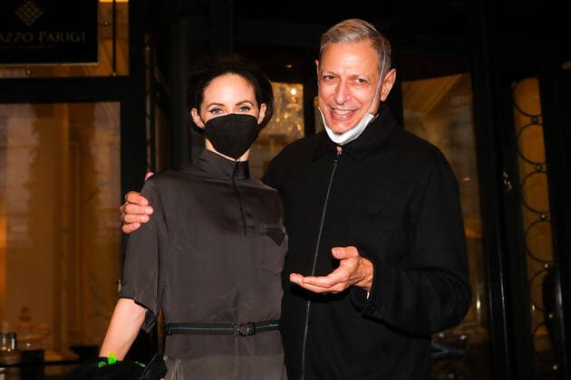 Bilder des Jahres 2022, Entertainment 01 Januar Entertainment Themen der Woche KW02 Entertainment Bilder des Tages Jeff Goldblum arrives at Palazzo Parigi during the MFW 2022 in Milan, Italy