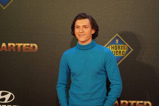 Actor Tom Holland at photocall for premiere film Uncharted in Madrid onTuesday, 08 February 2022 Cordon Press