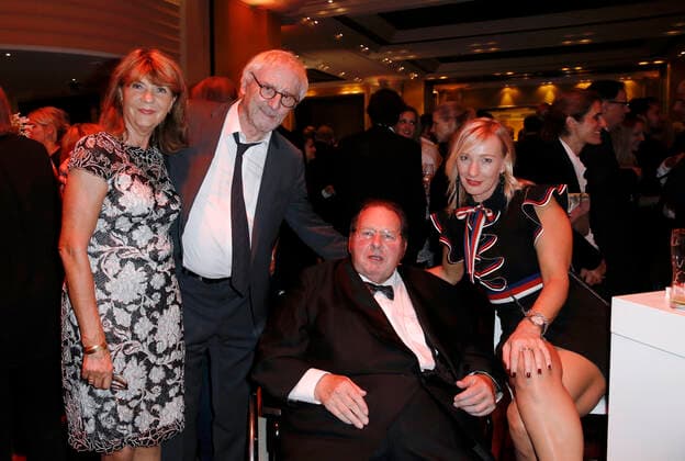 Günther Maria Halmer mit Ehefrau Claudia Halmer und Ottfried Fischer mit Lebensgefährtin Simone Brandlmeier Aftershow Party bei der Opening Night FILMFEST MÜNCHEN am 28. Juni 2018 im Hotel Bayerischer Hof in München Copyright: xVISTAPRESSx xLanaxYassi