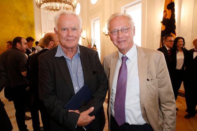Preisträger Jim Rakete mit Uwe-Karsten Heye Ordensverleihung zum Tag der Deutschen Einheit am 2. Oktober 2018 im Schloss Bellevue in Berlin Copyright: xVISTAPRESSx xG.xChlebarov