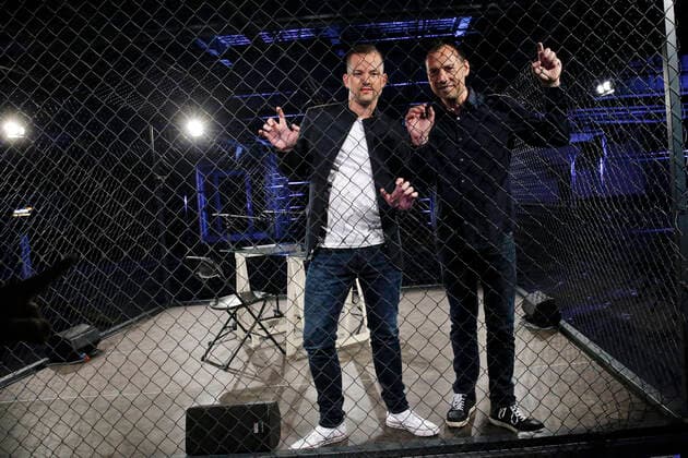 Vincent Kliesch Sebastian Fitzek Premiere von AURIS am 2. Mai 2019 auf dem Berliner Teufelsberg, Berlin Copyright: xVISTAPRESSx xWenzel