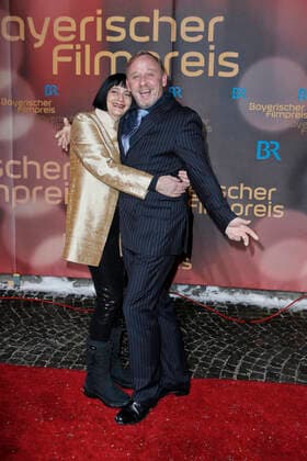 Alexander Held mit Ehefrau Patricia Fugger 34. Bayerischer Filmpreis 2012 am 18. Januar 2013 im Prinzregententheater in München
