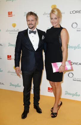 Sarah Connor mit Florian Fischer Dreamball 2014 am 11. September 2014 im Hotel The Ritz Carlton in Berlin