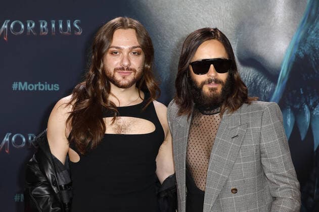 Bilder des Jahres 2022, Entertainment 03 März Entertainment Themen der Woche KW12 Entertainment Bilder des Tages Riccardo Simonetti und Jared Leto bei der Morbius Filmpremiere und Screening am 21.03.2022 in Berlin Morbius Filmpremiere in Berlin mit Jarde Leto