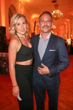 23.04.2022, Wiener Hofburg, ROMY - Film- u. TV-Preis, Gala-Verleihung des Fernseh-Preises von ORF u. KURIER im Bild: Moritz Bleibtreu, Saskia de Tschaschell, ROMY - Film- u. TV-Preis