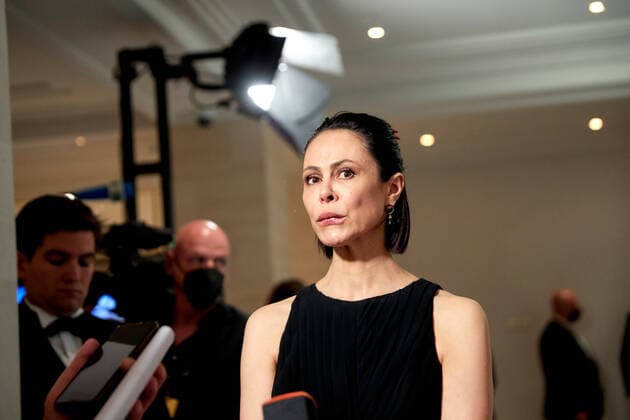 Bilder des Jahres 2022, Entertainment 04 April Entertainment Themen der Woche KW17 Entertainment Bilder des Tages Bundespresseball im Hotel Adlon in Berlin Natalia Klitschko auf dem roten Teppich beim Bundespresseball im Hotel Adlon Kempinski in Berlin. Copyright: xEventpressxGolejewskix
