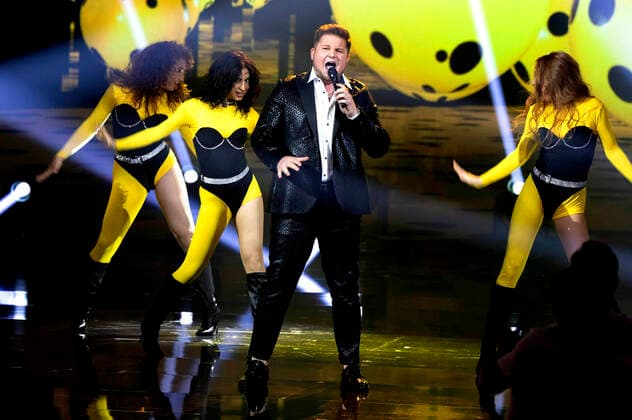 Bilder des Jahres 2022, Entertainment 05 Mai Entertainment Themen der Woche KW18 Entertainment Bilder des Tages Harry Laffontien im Finale der 19. Staffel der RTL-Castingshow Deutschland sucht den Superstar DSDS 2022 in den MMC Studios. Köln, 07.05.2022