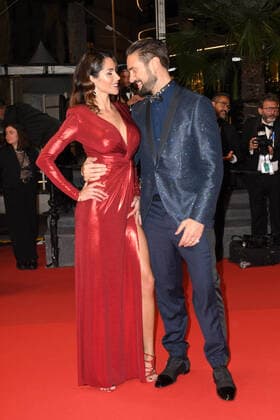 75th Cannes Film Festival 2022, Red Carpet Nostalgia Pictured: Delia Duran, Alex Belli  Copyright: xManuelexMangiarottix xipa-agencyx xVeneziax2020x