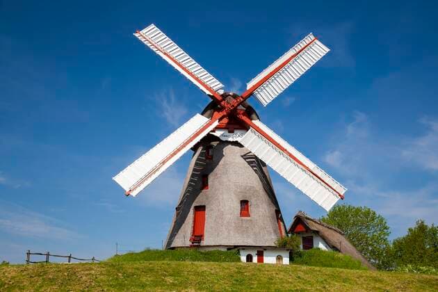 Windmühle Havnbjerg Mölle, Insel Sonderborg Als, Flensburger Förde, Süddänemark Copyright: imageBROKER AndreasxRose ibxaro08316555.jpg