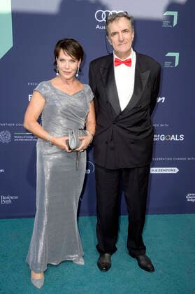 Janina Hartwig und Andreas Hoppe bei den Green Awards 2022 in der Urban Tech Republic auf dem Flughafengelände Berlin Tegel. Berlin, 22.06.2022