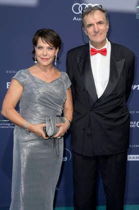 Janina Hartwig und Andreas Hoppe bei den Green Awards 2022 in der Urban Tech Republic auf dem Flughafengelände Berlin Tegel. Berlin, 22.06.2022