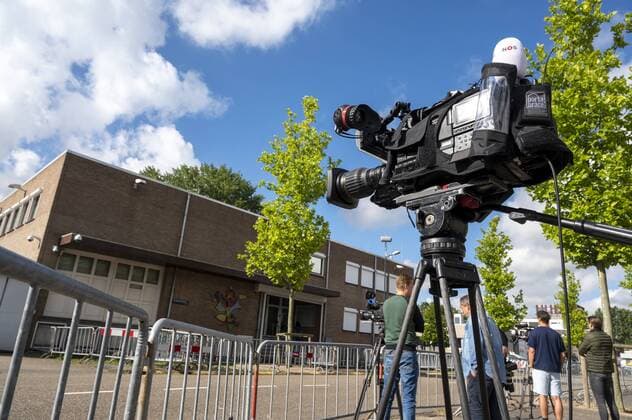 Bilder des Jahres 2022, News 06 Juni News Themen der Woche KW26 News Bilder des Tages 2022-06-28 08:30:19 AMSTERDAM - Media at the court bunker prior to the closing argument in the Marengo sample trial. The trial revolves around six liquidations and a series of attempts to do so. ANP EVERT ELZINGA netherlands out - belgium out