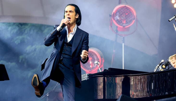 Bilder des Jahres 2022, Entertainment 06 Juni Entertainment Themen der Woche KW26 Entertainment Bilder des Tages Konzert von Nick Cave and the bad seeds, @ Waldbuehne Berlin Nick Cave and the bad seeds