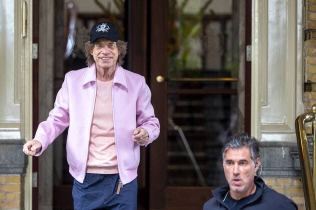 Bilder des Jahres 2022, Entertainment 07 Juli Entertainment Themen der Woche KW27 2022-07-07 14:36:05 AMSTERDAM - Mick Jagger of The Rolling Stones at the Amstel Hotel prior to the concert in the Johan Cruijff ArenA. The Stones had to cancel earlier, much to the disappointment of the fans, because the frontman turned out to have corona. ANP KIPPA EVERT ELZINGA netherlands out - belgium out