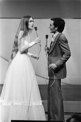 Anefo photo collection. Eurovision Song Contest 76 The Hague; Albano and Romina (Italy). April 3, 1976. The Hague, Italy Copyright: xpiemagsx pienatarchpart417102021-14283 !ACHTUNG AUFNAHMEDATUM GESCHÄTZT!