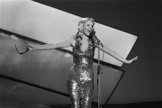 Anefo photo collection. Eurovision Song Contest 76 The Hague; Anne Karine Strom (Norway). April 3, 1976. The Hague, Norway Copyright: xpiemagsx pienatarchpart417102021-14286 !ACHTUNG AUFNAHMEDATUM GESCHÄTZT!