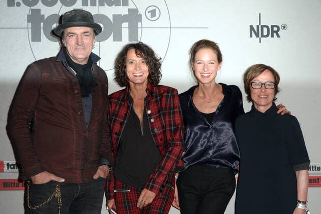 Tatort Lounge 1000 Tatort - Hamburg Andreas Hoppe, Ulrike Folkerts, Lisa Bitter bei der Ankunft zur Tatort Lounge – 1000 mal Tatort im Curio-Haus in Hamburg. 11.11.2016