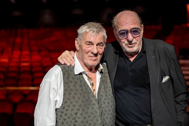 29.07.2022 , DU Duisburg , Neues Musical NÂ bisschen Frieden von Starkomponist Ralph Siegel wird ab Oktober 2022 im Theater am Marientor in Duisburg aufgeführt. v.l.: Heinz Hönig Hoenig , Ralph Siegel