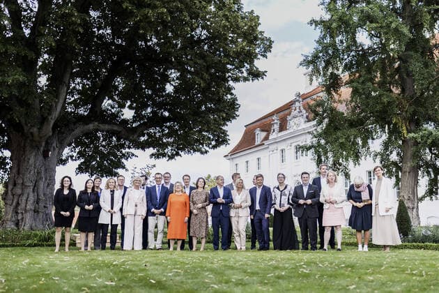 Bilder des Jahres 2022, News 08 August News Themen der Woche KW35 News Bilder des Tages Mitglieder der Bundesregierung, aufgenommen im Rahmen der Kabinettsklausur der Bundesregierung im Schloss Meseberg, 30.08.2022. Meseberg Deutschland