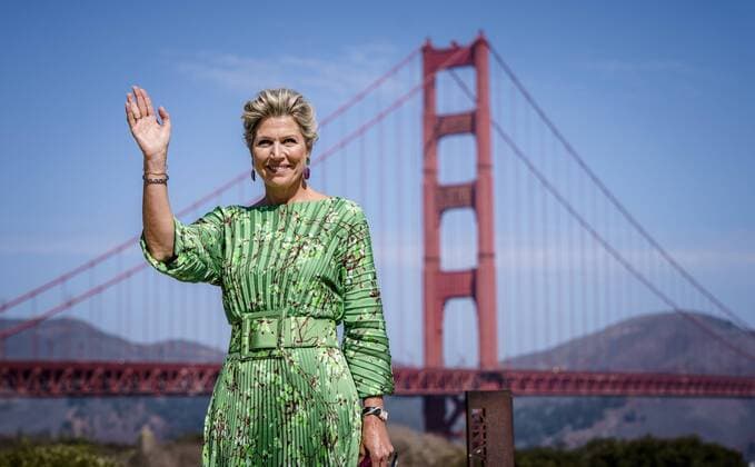 Entertainment Themen der Woche KW36 Entertainment Bilder des Tages 2022-09-07 11:46:27 SAN FRANCISCO - Queen Maxima at the Golden Gate Bridge. The Queen is on a four-day working visit to the United States. ANP BART MAAT netherlands out - belgium out