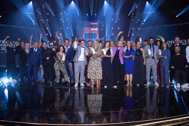Entertainment Themen der Woche KW36 Schlussbild mit allen Preistraegern, Verleihung des Deutschen Radiopreises 2022 in Hamburg am 08.09.2022,