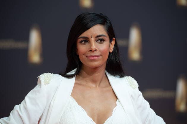 Collien ULMEN-FERNANDES, Schauspielerin, Roter Teppich, Red Carpet Show, Ankunft, arrival, Verleihung des Deutschen Fernsehpreises, Der Deutsche Fernsehpreis 2022, Deutscher Fernsehpreis 2022 in Koeln, am 14.09.2022.